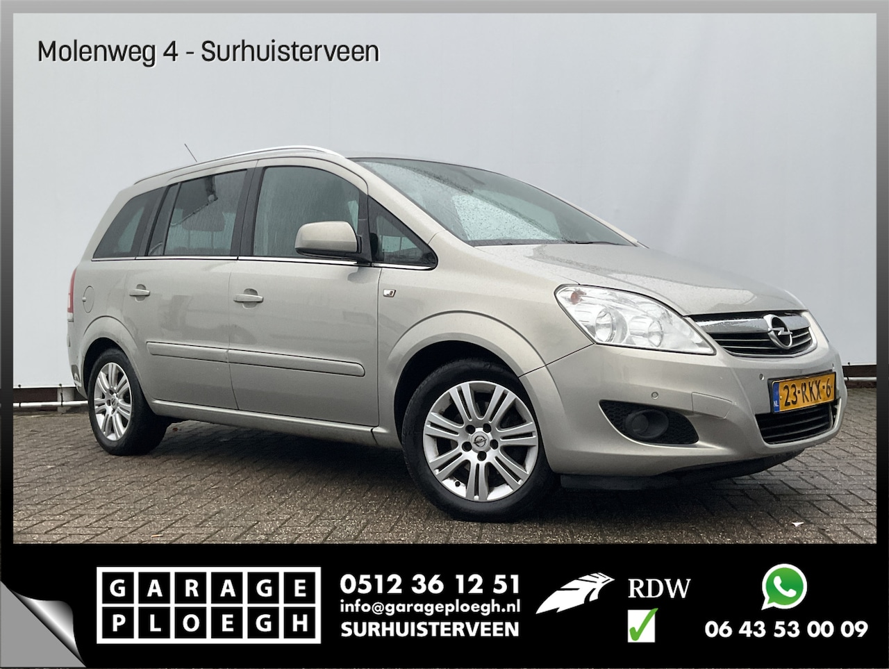 Opel Zafira - 1.8 Cosmo 7-Persoons Leer/Stof Navi Clima Export?! - AutoWereld.nl