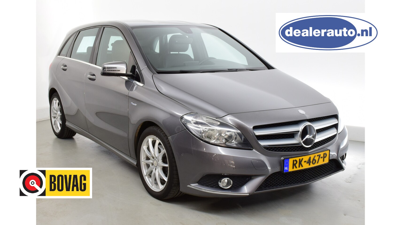 Mercedes-Benz B-klasse - 180 Ambition Half leder, Pdc, stoelverw, cruise, navigatie - AutoWereld.nl