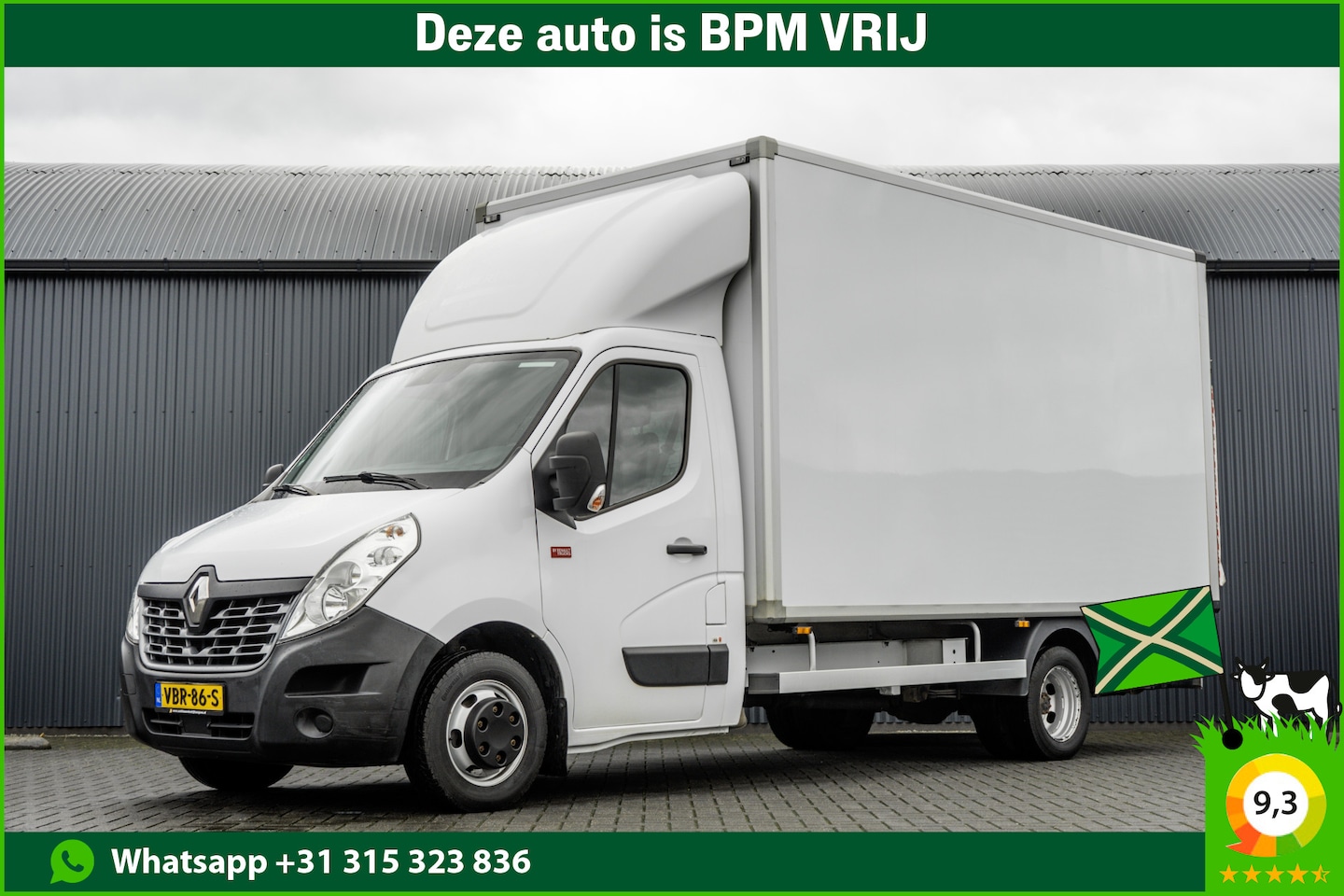 Renault Master - 2.3 dCi Bakwagen met laadklep (1000 KG) | Euro 6 | 164 PK | Cruise | Airco | Navigatie - AutoWereld.nl