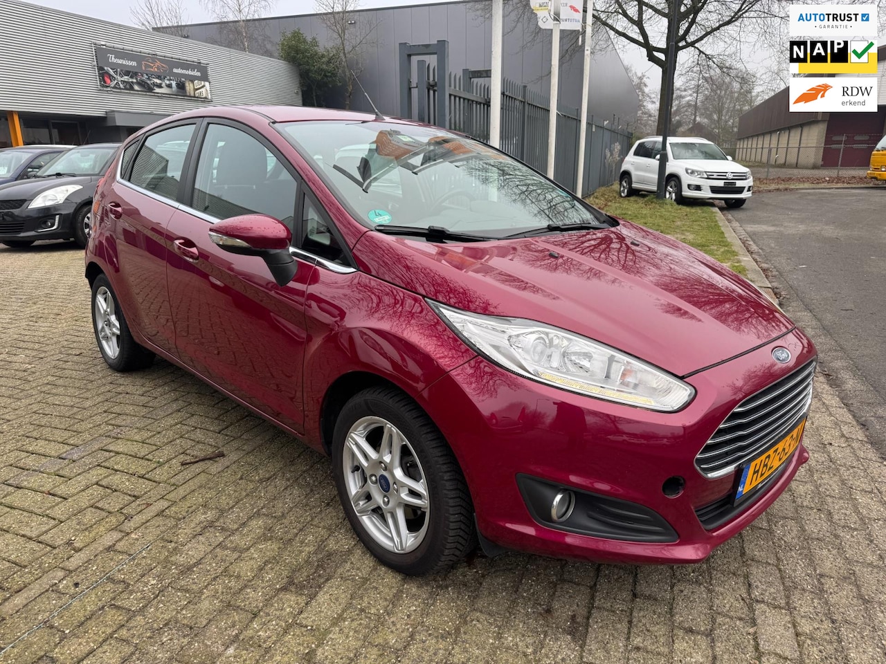 Ford Fiesta - 1.0 EcoBoost Titanium 5 deurs, airco, elec pakket, stoel verwarming, multi-stuur, alu wiel - AutoWereld.nl