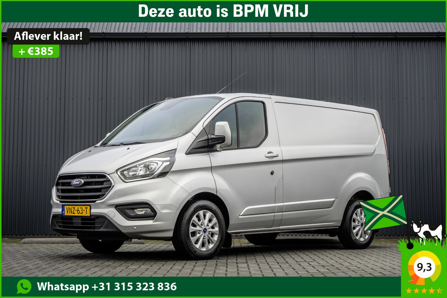 Ford Transit Custom - 2.0 TDCI L1H1 | Euro 6 | 130 PK | Cruise | Airco | Camera | PDC - AutoWereld.nl