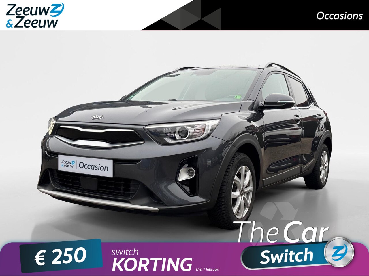 Kia Stonic - 1.0 T-GDi ExecutiveLine | Keyless entry | Stoel + stuur verwarming | Climate control | Dod - AutoWereld.nl