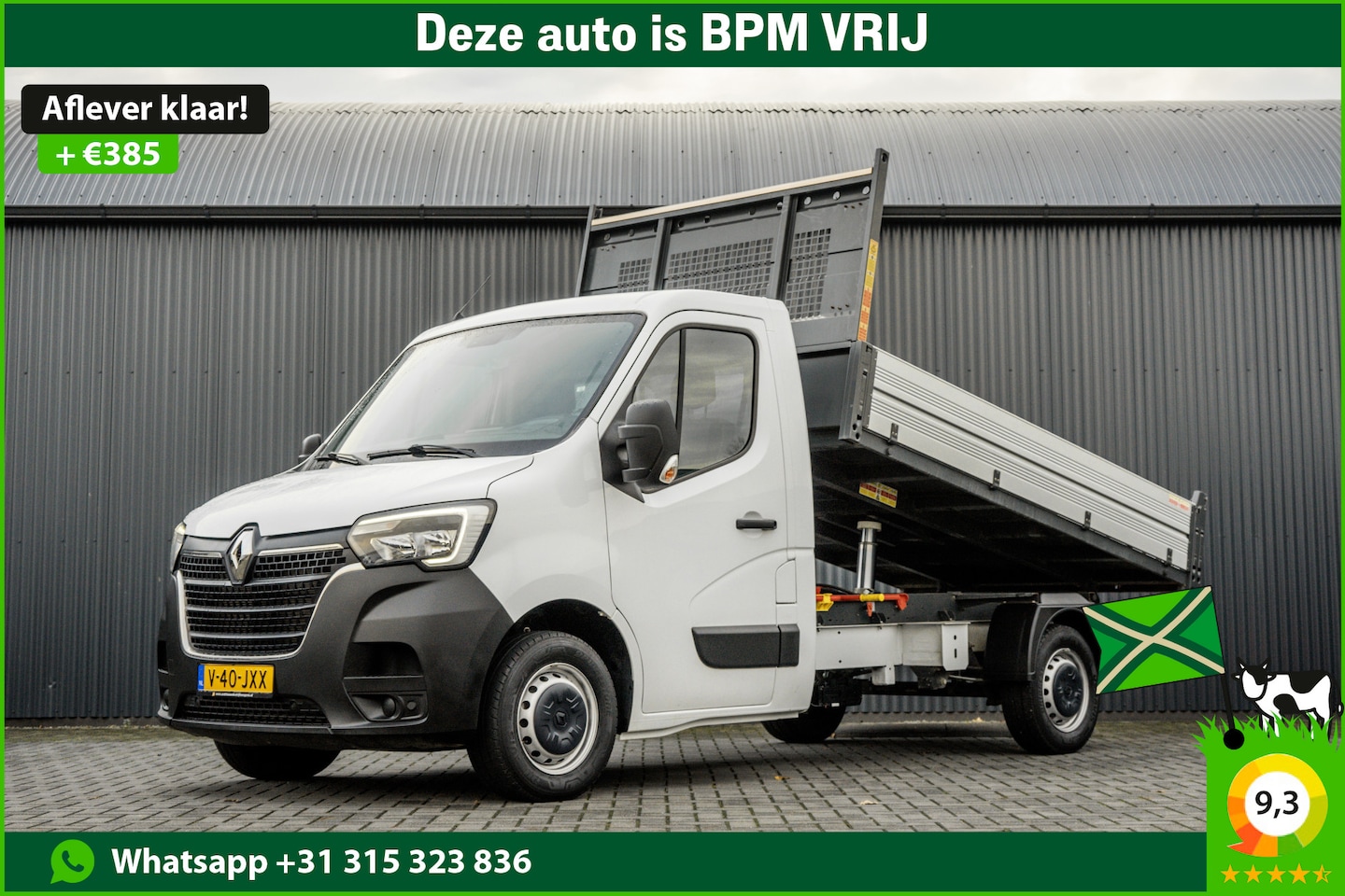 Renault Master - 2.3 dCi | Kipper | 136 PK | Euro 6 | Cruise | Airco | Navigatie | LED - AutoWereld.nl