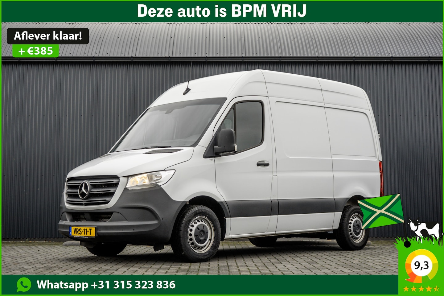 Mercedes-Benz Sprinter - 314 CDI L1H2 | Automaat | Z.G.A.N. | Euro 6 | Mbux | Carplay | 360º Camera | Cruise | Clim - AutoWereld.nl