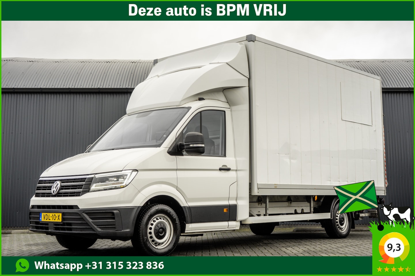 Volkswagen Crafter - 2.0 TDI Bakwagen met laadklep | Euro 6 | 177 PK | Adaptive Cruise | Airco - AutoWereld.nl