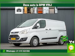 Ford Transit Custom - 2.0 TDCI L1H1 | Euro 6 | Cruise | Camera | Airco | Inrichting | PDC | Schuifdeur L+R