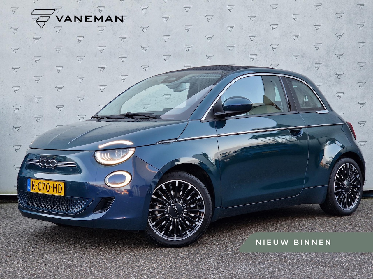 Fiat 500 C - La Prima 42 kWh | Camera | BSD | DAB | LED | Licht- en Regensensor | Cruise | - AutoWereld.nl