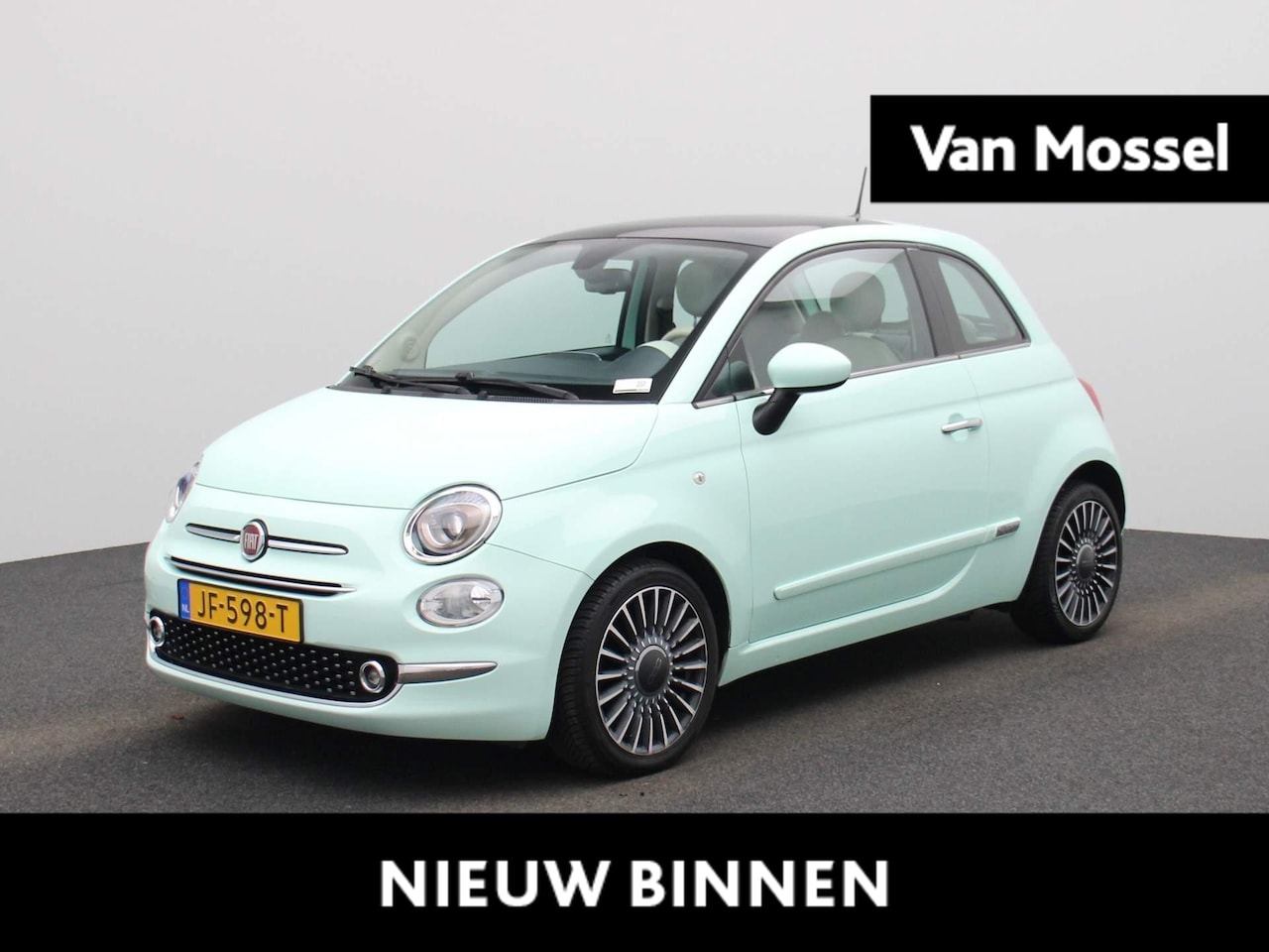 Fiat 500 - 0.9 TwinAir Turbo Lounge | Airco | Panoramadak | - AutoWereld.nl