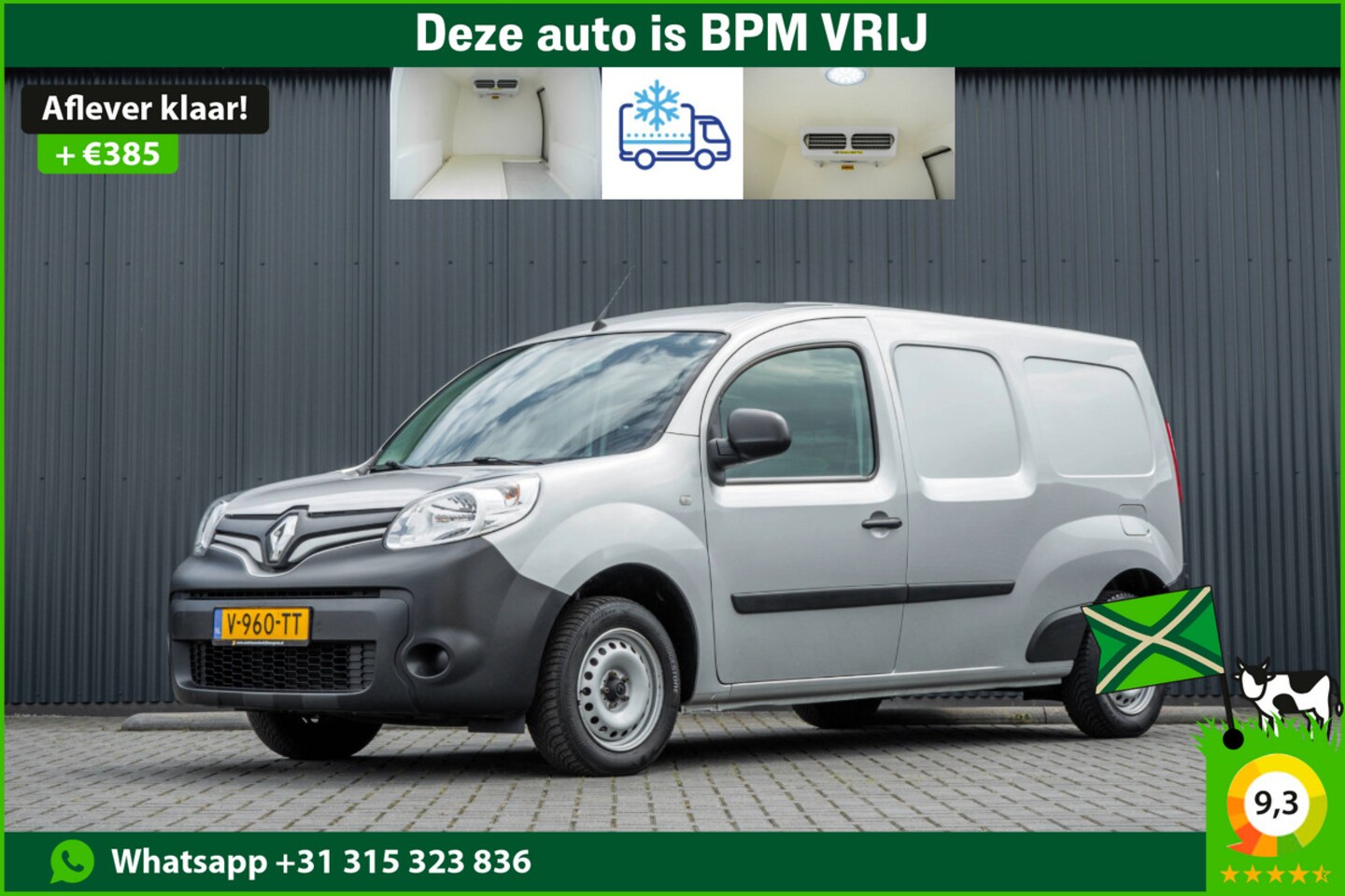 Renault Kangoo - 1.5 dCi L2H1 | Koelwagen | Euro 6 | Cruise | Airco | Schuifdeur - AutoWereld.nl