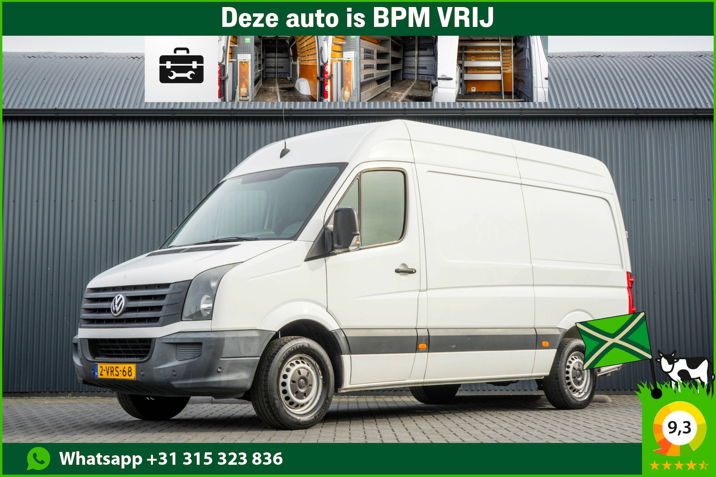 Volkswagen Crafter - 2.0 TDI L2H2 | Cruise | Airco | Inrichting | PDC - AutoWereld.nl