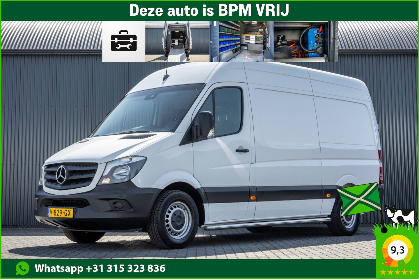 Mercedes-Benz Sprinter - 311 CDI | L2H2 | Euro 6 | Volledig ingericht | Camera | Airco - AutoWereld.nl