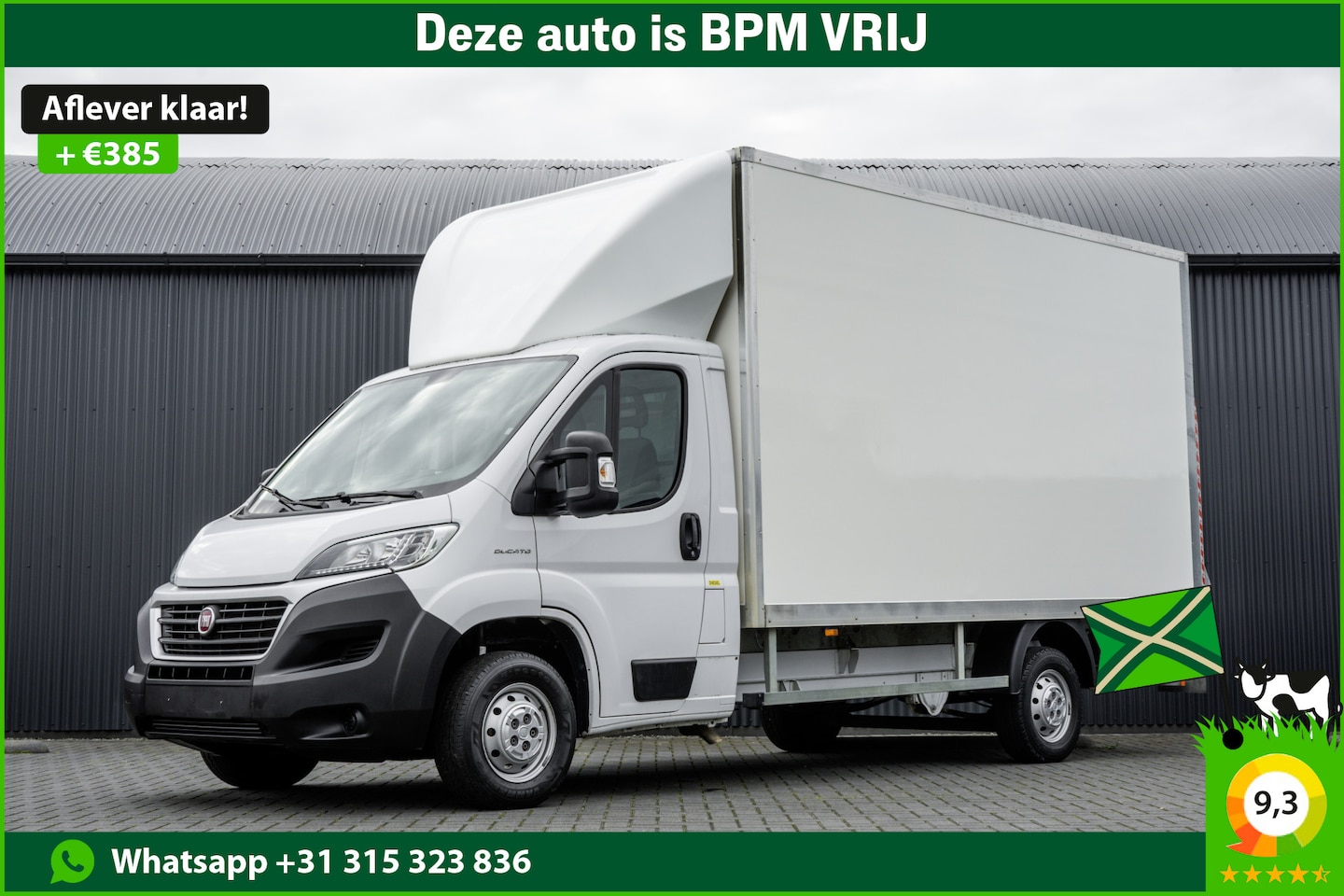 Fiat Ducato - **2.3 MultiJet Bakwagen met laadklep | Euro 6 | 131 PK | Cruise | Camera | Airco** - AutoWereld.nl