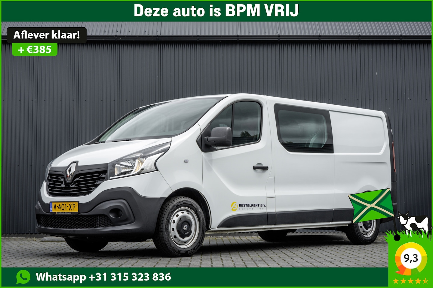 Renault Trafic - **1.6 dCi L2H1 | 6-Persoons | Euro 6 | Cruise | Airco | DC** - AutoWereld.nl