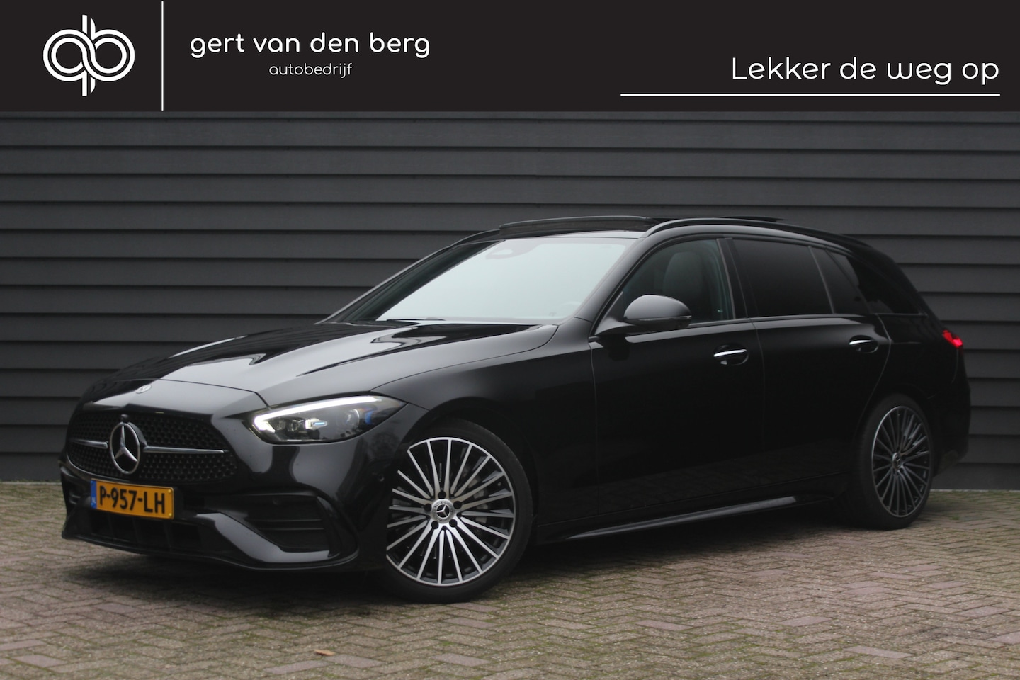 Mercedes-Benz C-klasse Estate - 200 AMG Line - PANODAK - LEDER - MEMORY - BURMESTER - 360 CAMERA - - AutoWereld.nl