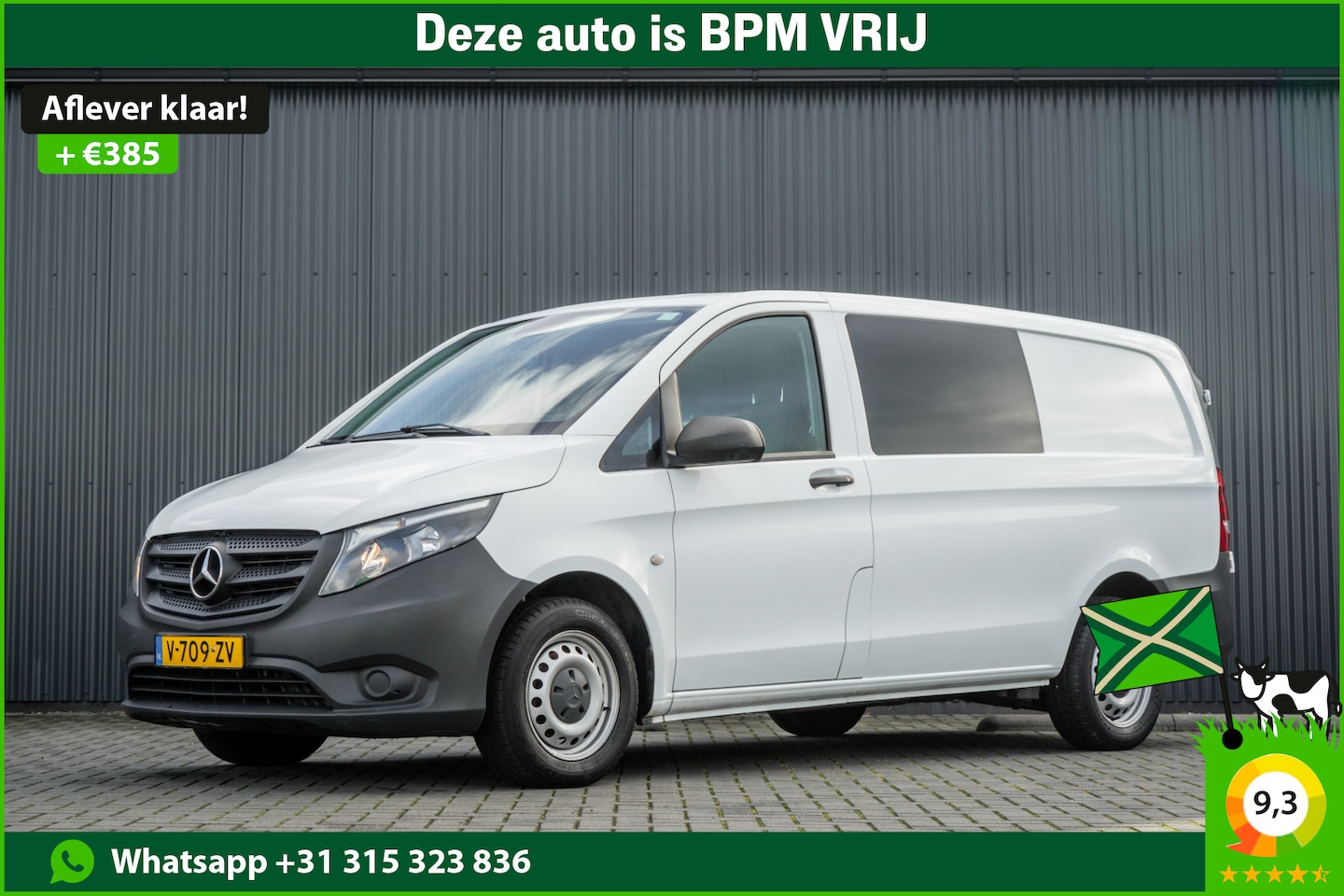 Mercedes-Benz Vito - **111 CDI L2H1 | Euro 6 | Airco | Cruise | DC | 6-Persoons** - AutoWereld.nl