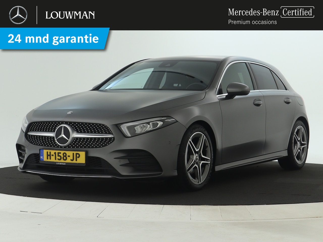 Mercedes-Benz A-klasse - 180 AMG Magno Mat Berggijs | Stoelverwarming | Achteruitrijcamera | LED Koplampen | Privac - AutoWereld.nl