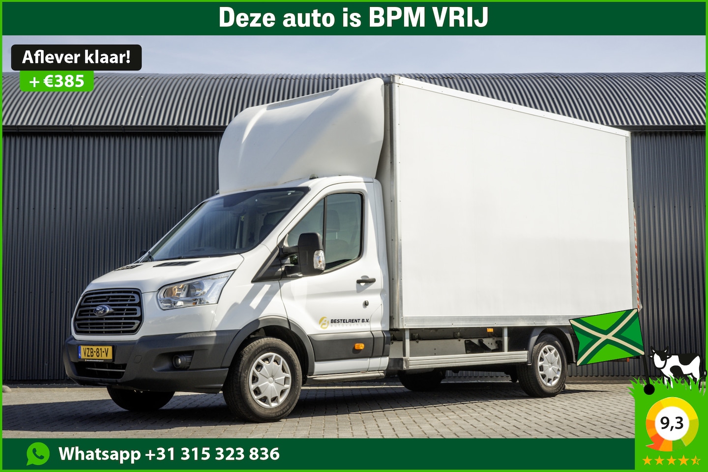 Ford Transit - **2.0 TDCI Bakwagen met laadklep | Euro 6 | 130 PK | Airco | Cruise | Camera | 3-Persoons* - AutoWereld.nl