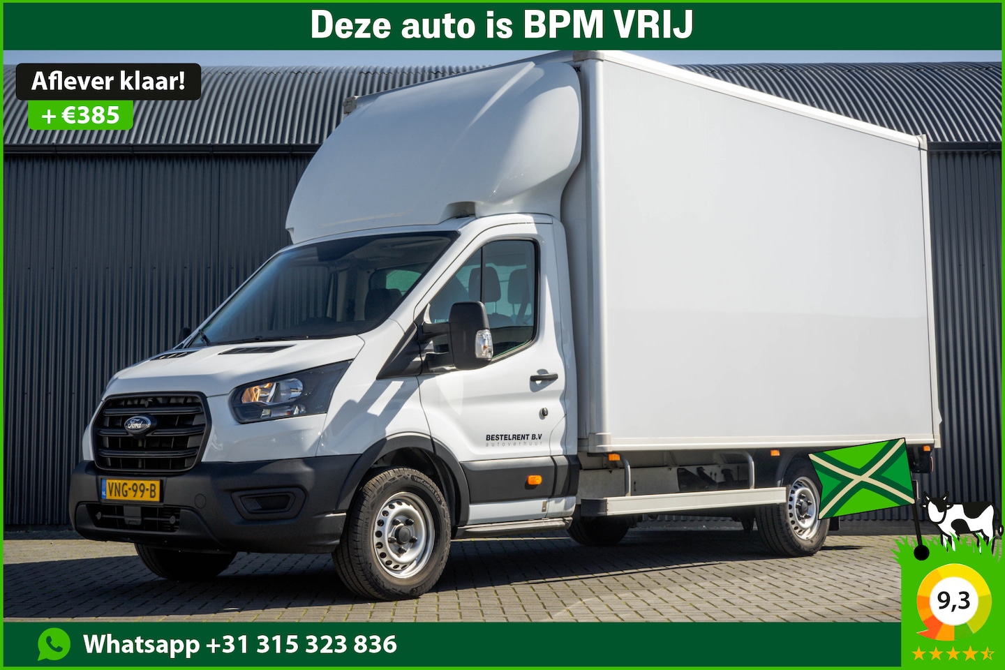 Ford Transit - **2.0 TDCI | Bakwagen met Laadklep | Euro 6 | 130 PK | Airco | Cruise** - AutoWereld.nl