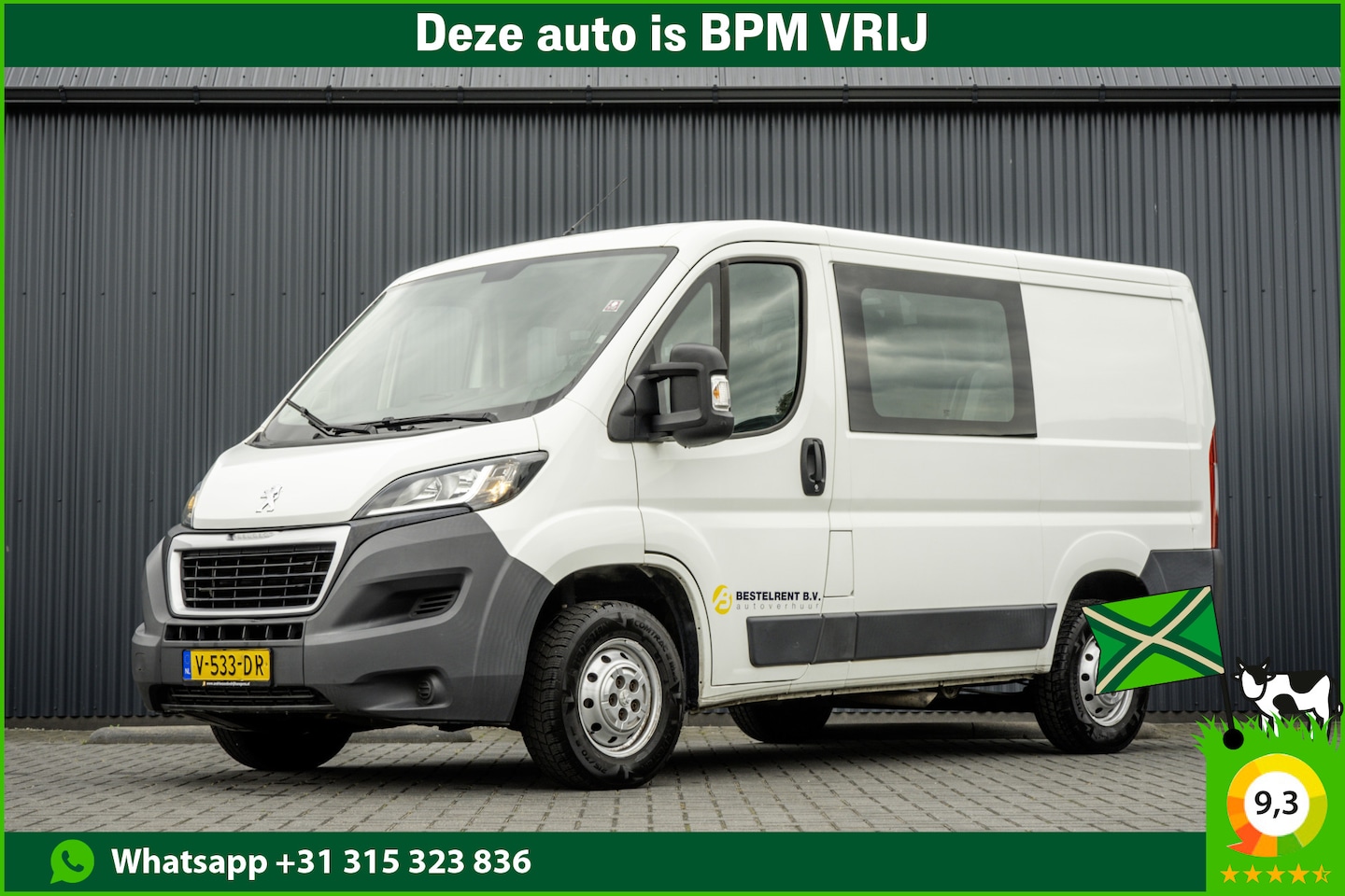 Peugeot Boxer - **2.0 BlueHDI L1H1 | Euro 6 | 7-Persoons | nieuwe motor | Cruise | Airco | Camera | DC** - AutoWereld.nl