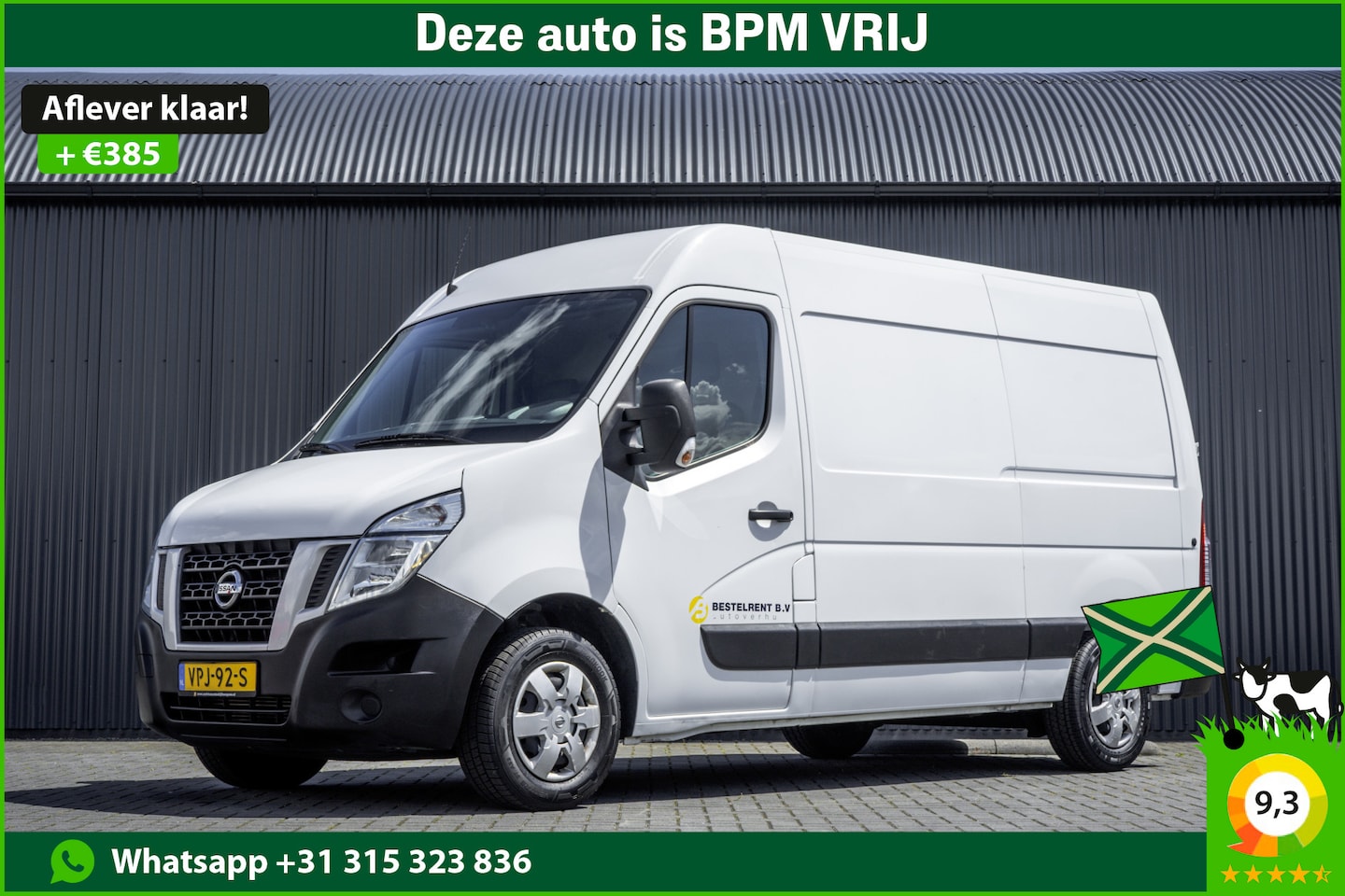 Nissan NV400 - **2.3 dCi L2H2 | Euro 6 | 146 PK | Airco | Cruise | Camera | MF Stuur | 3-Persoons** - AutoWereld.nl