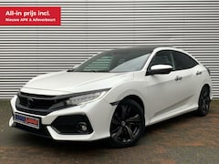 Honda Civic - 1.5 i-VTEC Sport Autom Led Pano Cruise Leer 2020 Eerste Eigenaar Vol Opties 72423 Km Gered