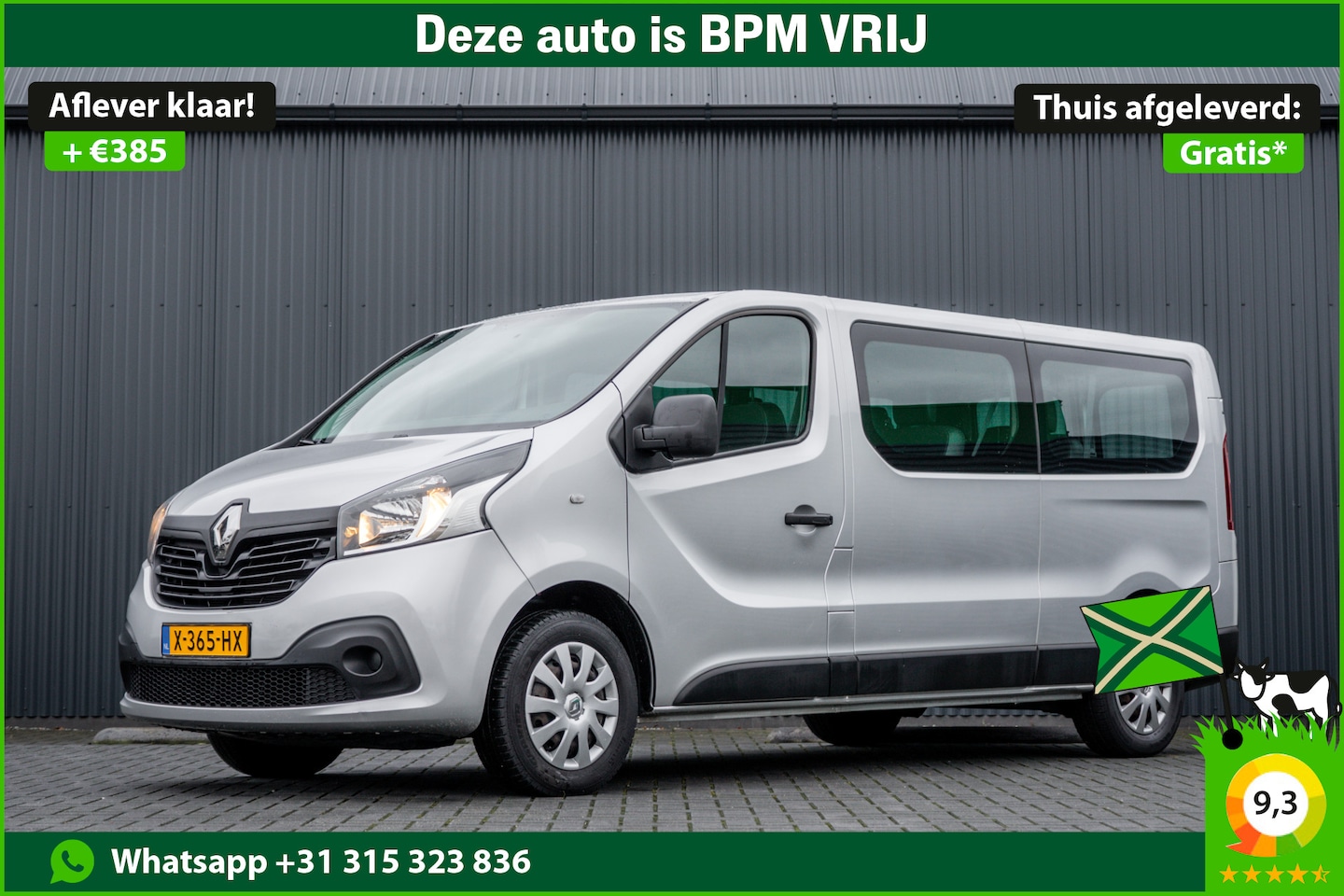 Renault Trafic Passenger - **1.6 dCi 8-Pers L2H1 | Incl. BPM, BTW vrij | R-Link | Navi | Airco | Cruise | PDC | MF St - AutoWereld.nl