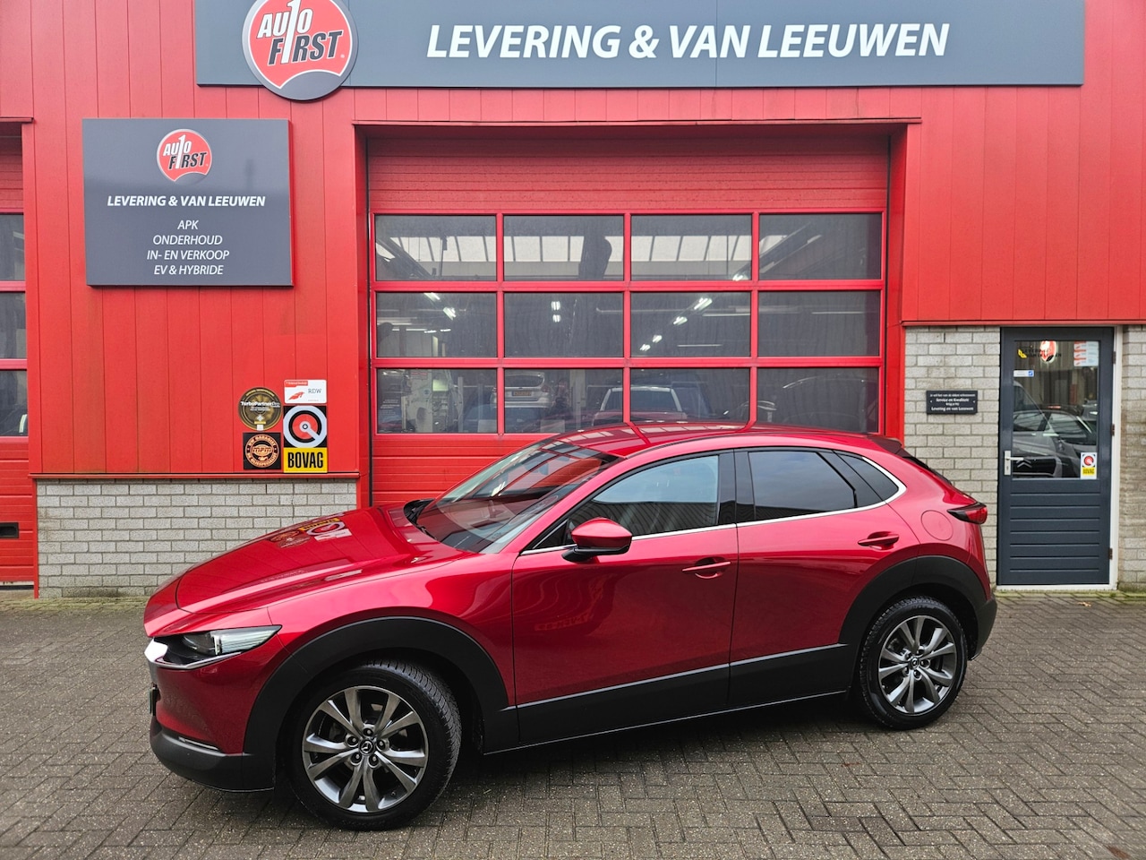 Mazda CX-30 - 2.0 e-SkyActiv-X M Hybrid Luxury Automaat/ Lederen Bekleding/ Navigatie/ Rijklaarprijs! - AutoWereld.nl