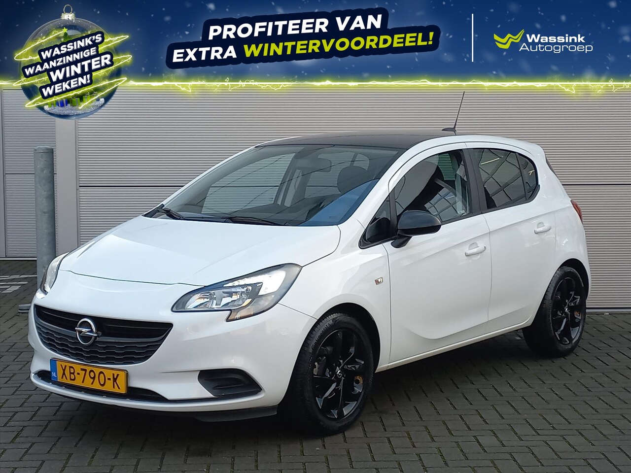 Opel Corsa - 1.4 90pk 5drs Black Edition | Airconditioning | Navigatie | LM-velgen | Parkeersensoren | - AutoWereld.nl