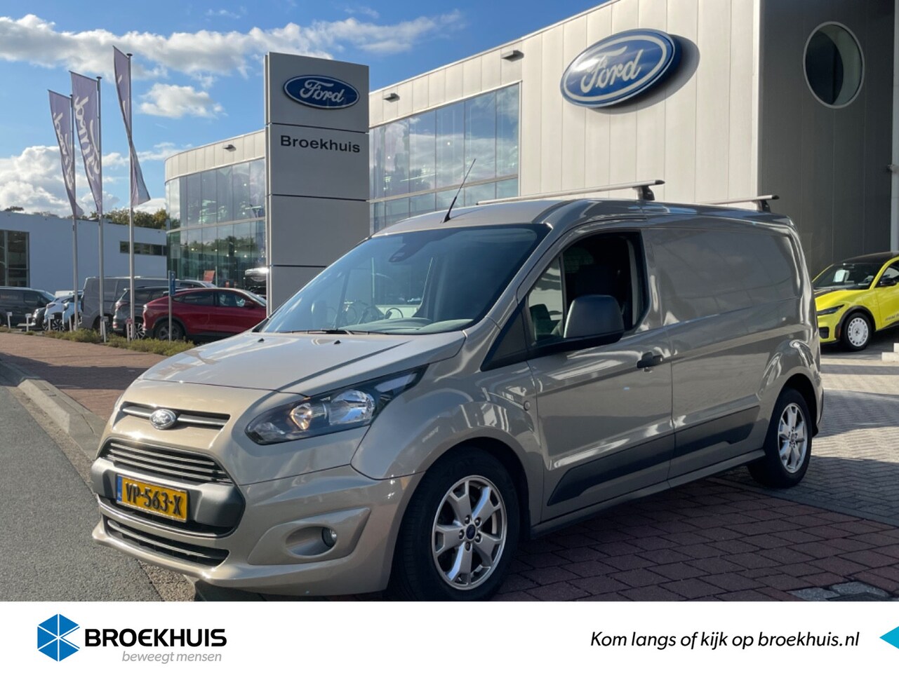 Ford Transit Connect - 1.6 TDCI L2 Trend | Camera | Trekhaak | 100% Onderhouds historie! | - AutoWereld.nl