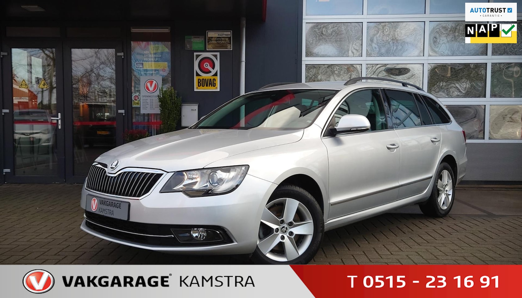 Skoda Superb Combi - 1.8 TSI DSG 161PK Clima/Cruise/Navi/PDC - AutoWereld.nl