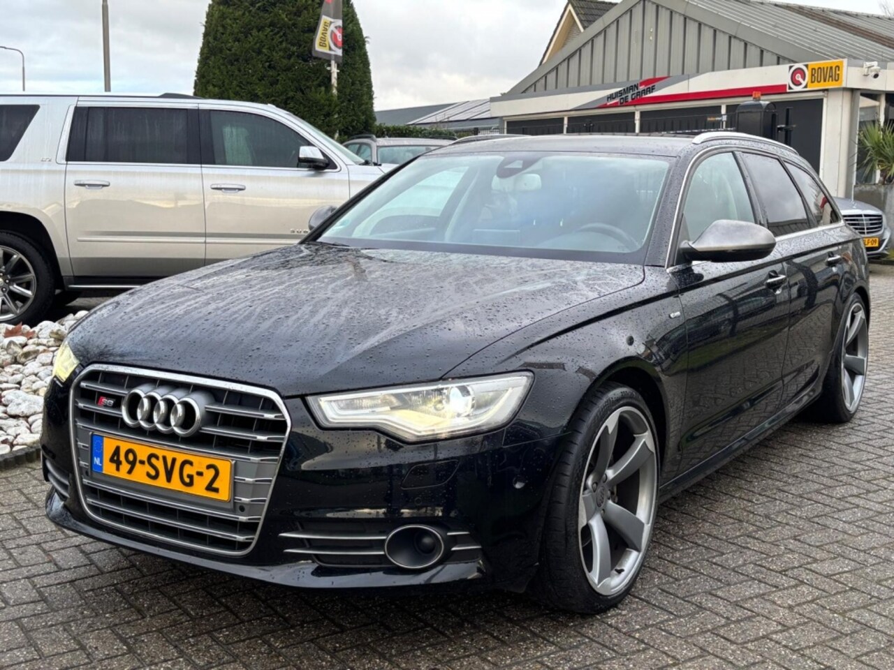 Audi A6 Avant - 2.8 FSI V6 S-Line Zwart 20" Rotor S6 Uitgevoerd - AutoWereld.nl