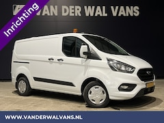 Ford Transit Custom - 2.0 TDCI L1H1 inrichting Euro6 Airco | 2500kg Trekhaak | Omvormer | Cruisecontrol Parkeers