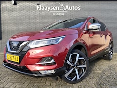 Nissan Qashqai - 1.6 164 pk Tekna + | dealer onderhouden | leder int. | panoramadak | trekhaak | 360 gr. ca