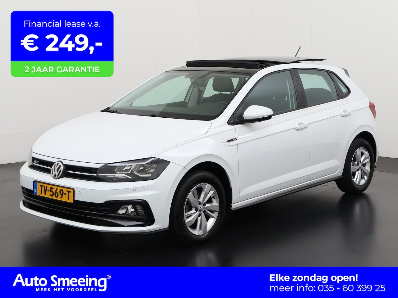 Volkswagen Polo - 1.0 TSI R-Line Ext. DSG | Active Info Display | Schuifdak | Zondag Open! - AutoWereld.nl