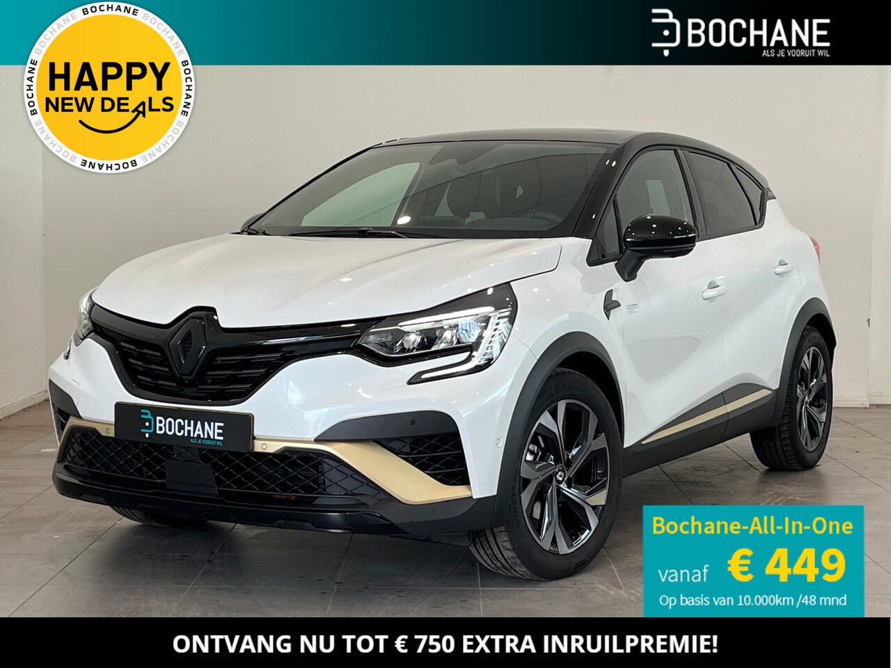 Renault Captur - 1.6 E-Tech Hybrid 145 E-Tech Engineered | BOSE | Stoelverwarming | Adaptieve Cruise Contro - AutoWereld.nl