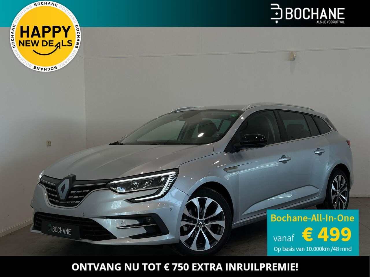 Renault Mégane Estate - 1.3 TCe 140 EDC Techno | BOSE | Stoel- en stuurverwarming | Blind Spot Warning | Apple Car - AutoWereld.nl