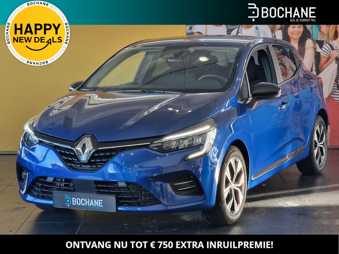 Renault Clio - 1.0 TCe 90 Evolution NAVIGATIE | PARKEERSENSOREN ACHTER | LICHTMETALEN VELGEN | AIRCONDITI - AutoWereld.nl