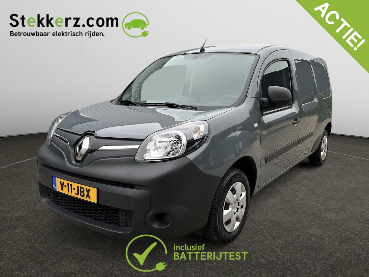 Renault Kangoo - Z.E. Maxi SOH 100%, Incl. Accu! Lage Km. Stand!! - AutoWereld.nl