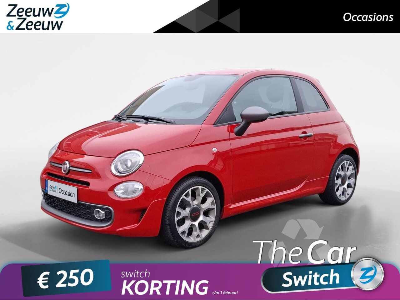 Fiat 500 - 0.9 TwinAir Turbo Sport | DEALER ONHDERHOUDEN | 16INCH LICHTMETAAL | NAVI | PARKEERSENSORE - AutoWereld.nl