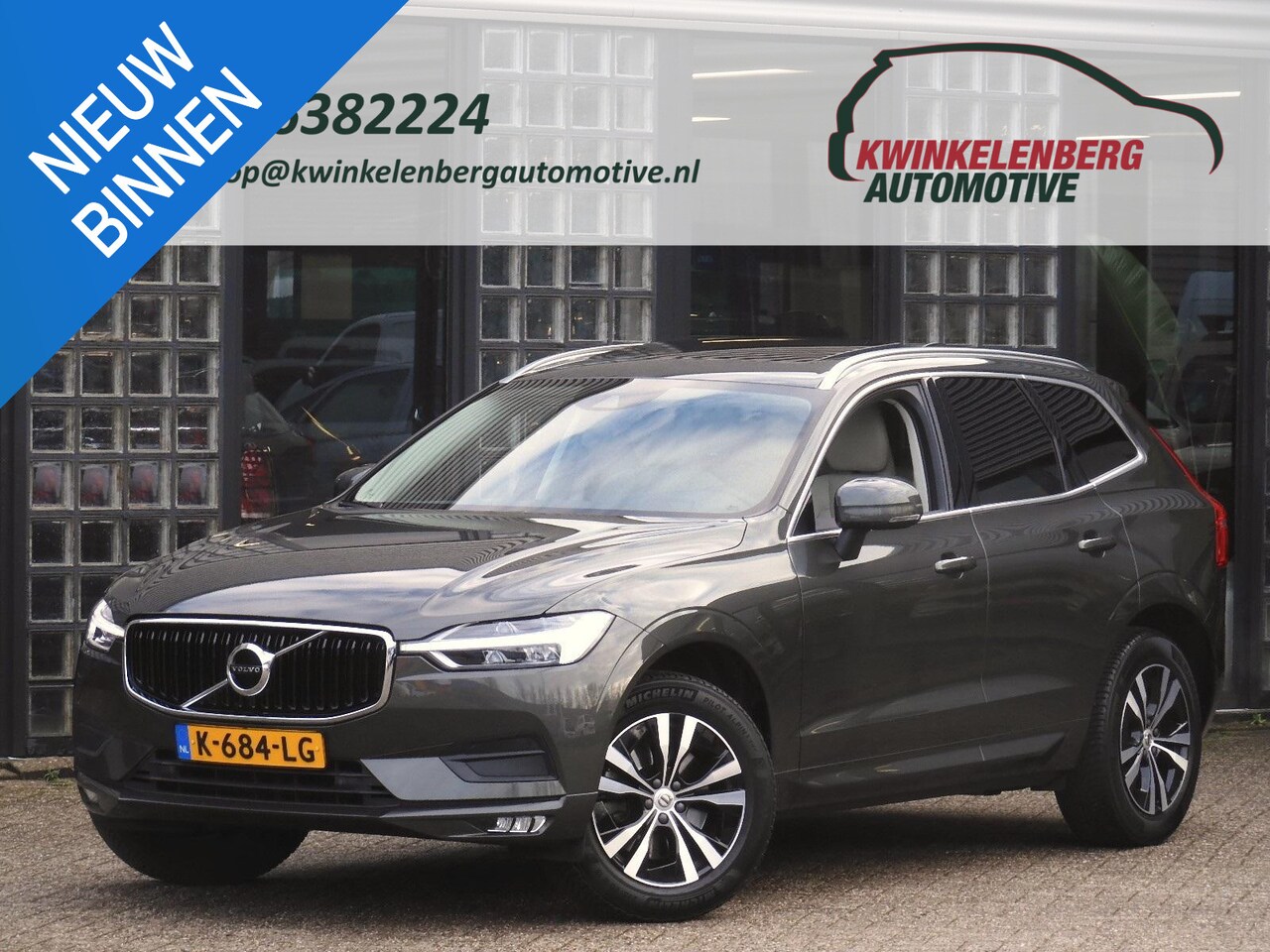 Volvo XC60 - 2.0 B4 PANORAMADAK/ LEER/ CAMERA/ BLIS/ KEYLESS - AutoWereld.nl