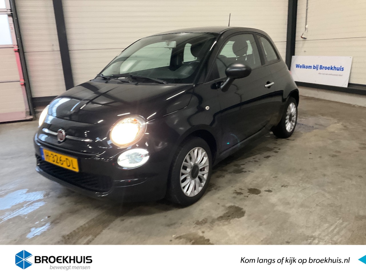 Fiat 500 - 1.2 Young | 1e Eigenaar! | Navi | Airco | Lichtmetalen Velgen | Bluetooth | Elektrische Ra - AutoWereld.nl