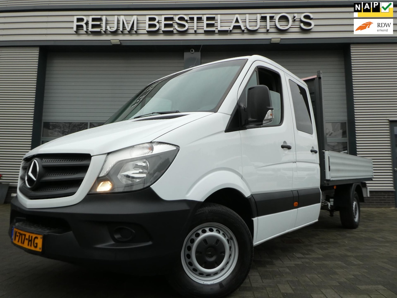 Mercedes-Benz Sprinter - 314cdi Euro 6, L2. DC, Dubbel Cabine, Open Laadbak, Pick up, Airco. - AutoWereld.nl