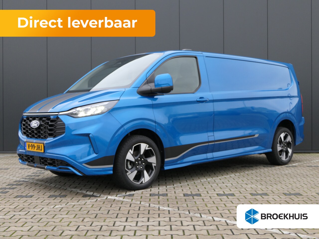 Ford Transit Custom - 300 2.0 TDCI 170pk Automaat L2H1 Sport | B&O | Wegklapbare Trekhaak | Elektrische Stoel | - AutoWereld.nl