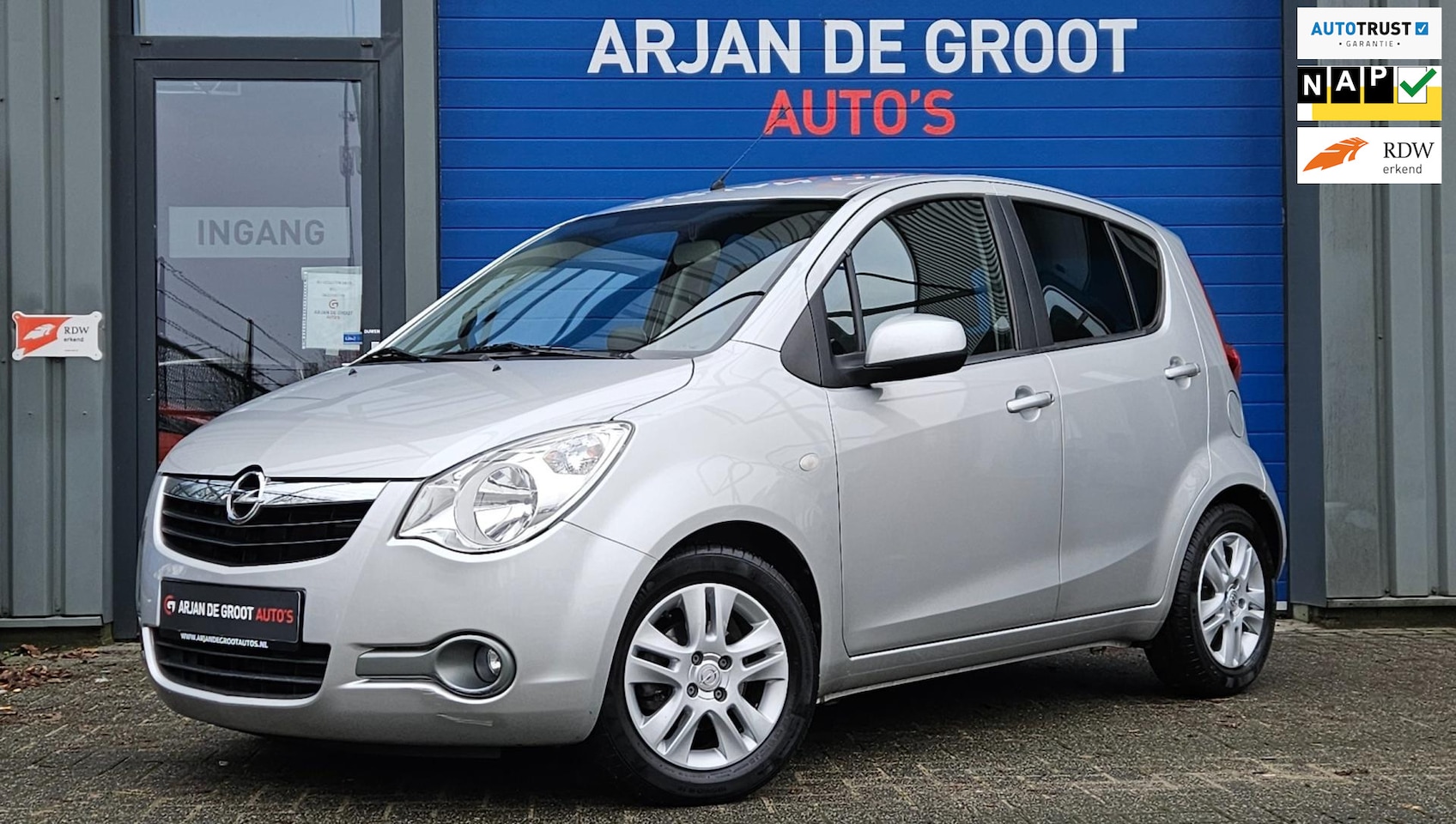 Opel Agila - 1.2 Edition 95PK AUTOMAAT UNIEK! Airco 25000KM! hoge zit - AutoWereld.nl