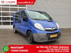 Opel Vivaro - 2.5 CDTI 115 pk DC Dubbel Cabine MARGE 2x Schuifdeur/ 6 Pers./ Airco/ PDC/ Trekhaak