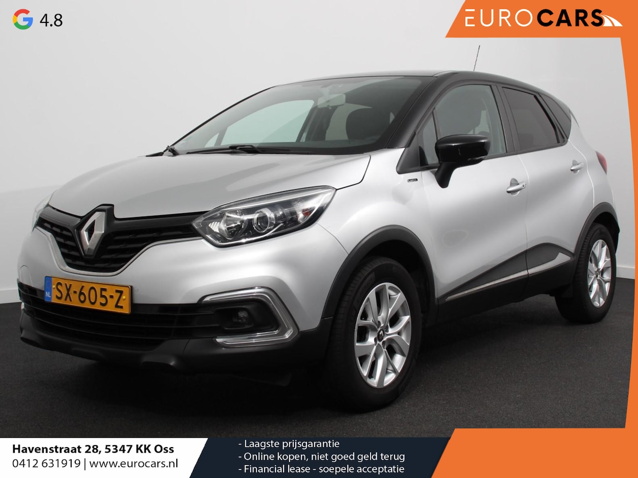 Renault Captur - 0.9 TCe Limited | Navigatie | Airco | Lichtmetalen Velgen | Cruise Control | Trekhaak - AutoWereld.nl