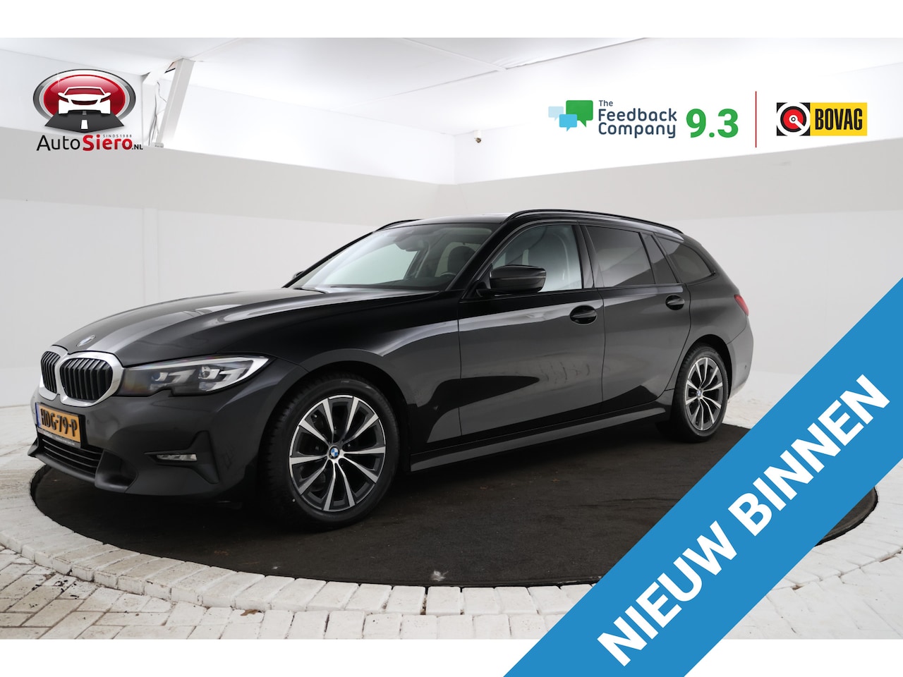 BMW 3-serie Touring - 318d High Executive Automaat, Leer, Climate, Navigatie, - AutoWereld.nl