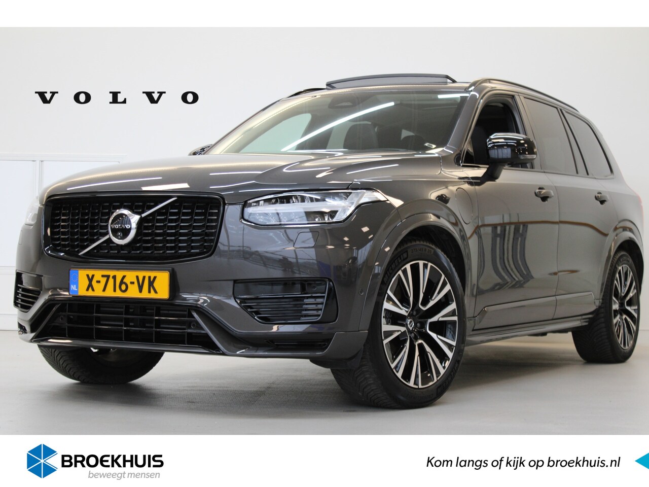 Volvo XC90 - T8 455PK AWD Ultimate Dark | Luchtvering | Trekhaak | 360º view | All season | Panoramadak - AutoWereld.nl