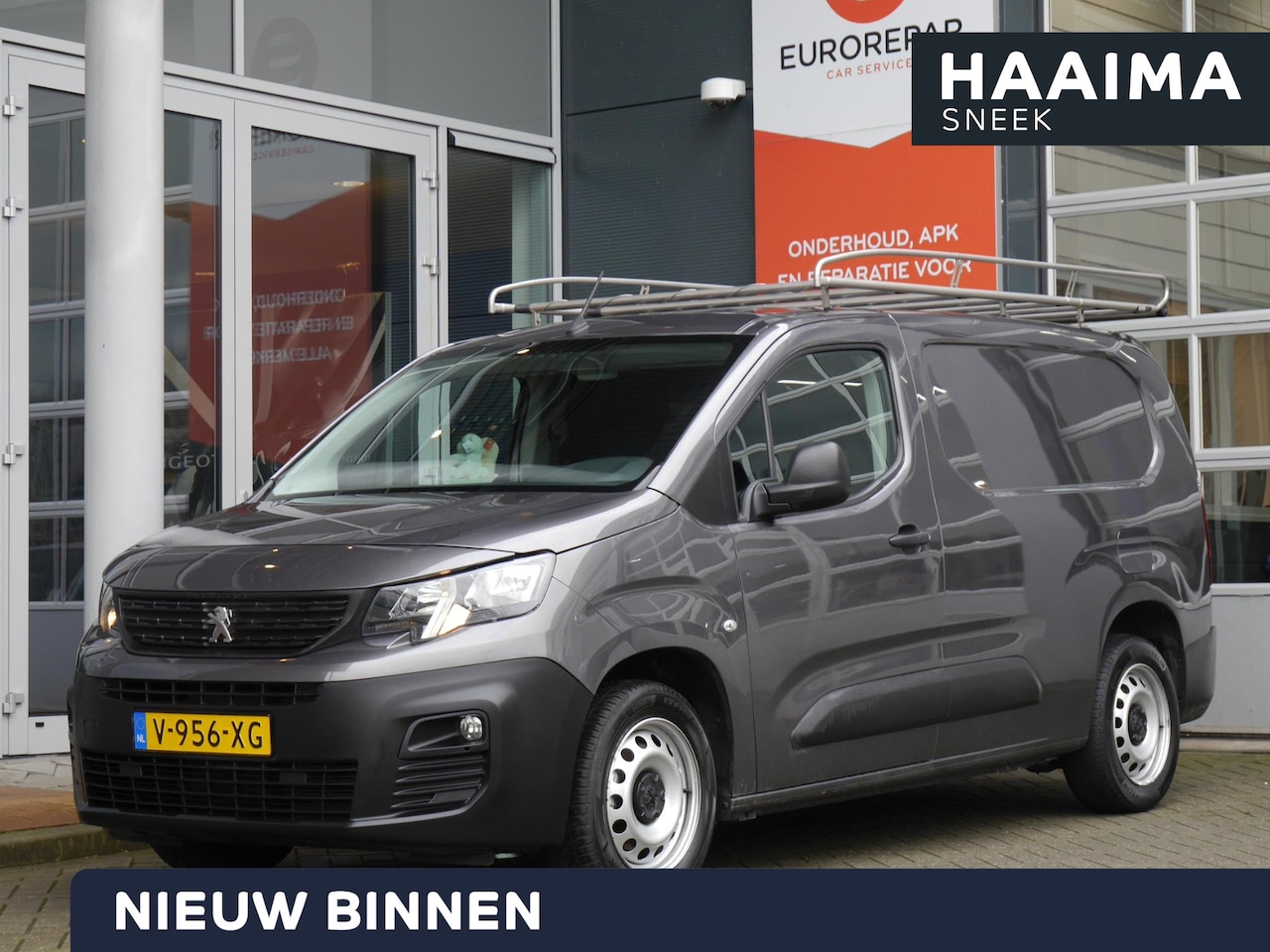 Peugeot Partner - 1.6 BlueHDI Premium Long | 3 zits | Navigatie | Trekhaak | Imperiaal | Airco | Cruise cont - AutoWereld.nl