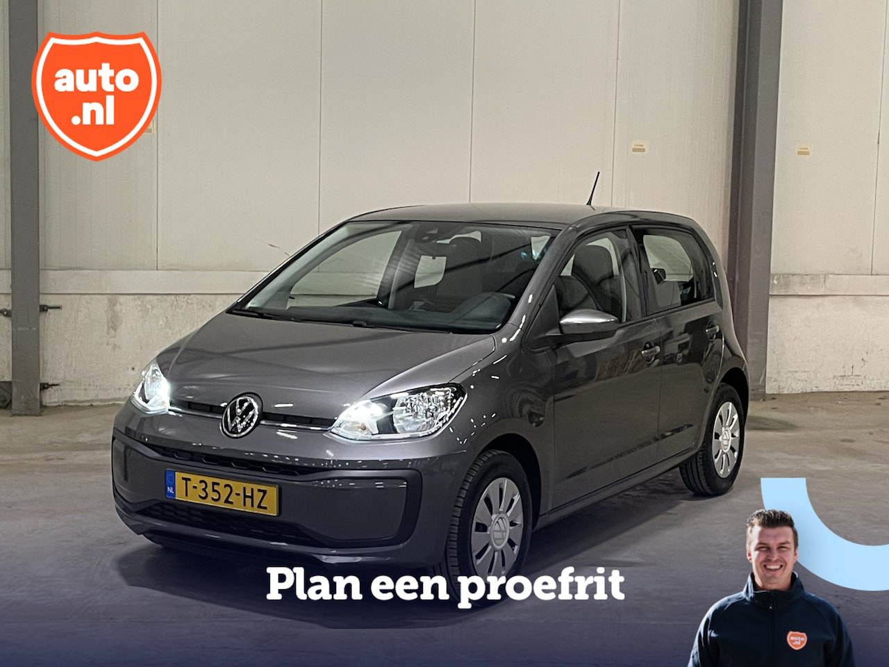 Volkswagen Up! - 1.0 | Airco | Bluetooth | DAB | Elektr ramen voor | Start/Stop systeem | - AutoWereld.nl